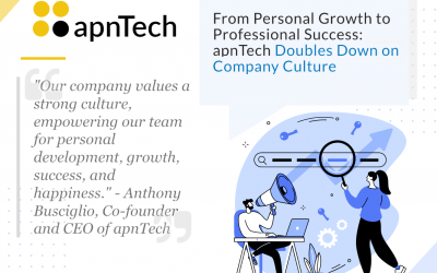 From Personal Growth to Professional Success: apnTech Doubles Down on Company Culture